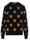 MOSCHINO MOSCHINO ALLOVER TEDDY INTARSIA JUMPER