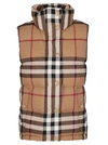 BURBERRY BURBERRY CHECK PRINT PUFFER GILET