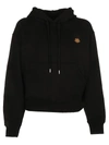 KENZO KENZO TIGER CREST EMBROIDERED DRAWSTRING HOODIE