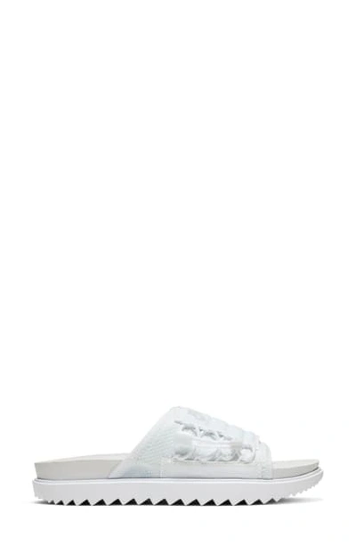 Nike Asuna Slide Sandal In Photon Dust/ Photon Dust/white