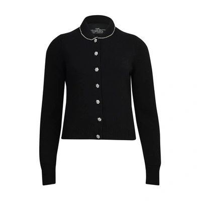 Marc Jacobs The The Jewelled Button Cardigan In Black