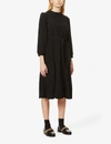 Sessun Noralia Crepe Midi Dress In Irish+green