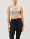 Panache Womens Grey Marl Wired Stretch-jersey Sports Bra 30ff In Grey Marl