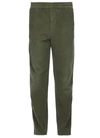 Golden Goose Pant Amos Jogger Corduroy Garment Dyed In Army Green