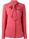 ALEXANDER MCQUEEN PUSSY BOW BLOUSE,436190QHB0711507020