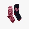 DESMOND & DEMPSEY SOCKEN-SET MIT MOTIV,WOMENSTIGERANDZEBRASOCKSET15499873