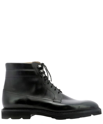 John Lobb Alder Museum Boots In Black