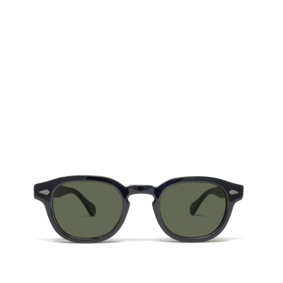 Moscot Lemtosh Square Frame Sunglasses In Matte Black