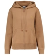 BURBERRY CASHMERE-BLEND HOODIE,P00529765