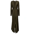ALEXANDRE VAUTHIER GATHERED STRETCH-JERSEY GOWN,P00540285