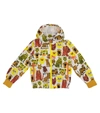 Stella Mccartney Big Cat-print Recycled-polyester Jacket In White