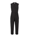 BRUNELLO CUCINELLI BRUNELLO CUCINELLI WOMAN JUMPSUIT BLACK SIZE M VIRGIN WOOL, POLYAMIDE, ELASTANE, BRASS