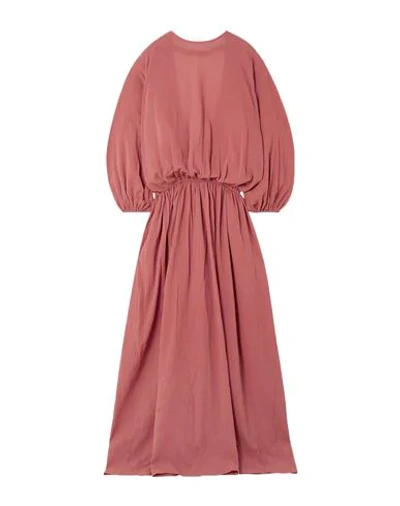 Albus Lumen Long Dresses In Pastel Pink