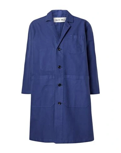 Alex Mill Overcoats In Blue