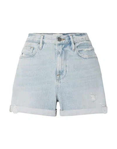 Frame Denim Shorts In Blue