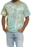 John Elliott Tie Dye-print Short-sleeved T-shirt In Sorrel Tie Dye