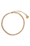 VINCE CAMUTO DOUBLE ROW CHAIN ANKLET,VJ-700011