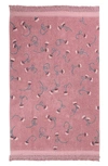 Lorena Canals English Garden Washable Recycled Cotton Blend Rug In Ash Rose