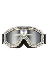 RAD + REFINED CRYSTAL HEART EMBELLISHED GOGGLES,1234-903