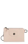 LONGCHAMP LE PLIAGE CUIR COIN PURSE WITH KEY RING,L3609757P53