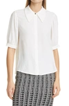 TED BAKER IMITATION PEARL DETAIL BLOUSE,252377