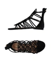 Dsquared2 Strappy Sandals In Black