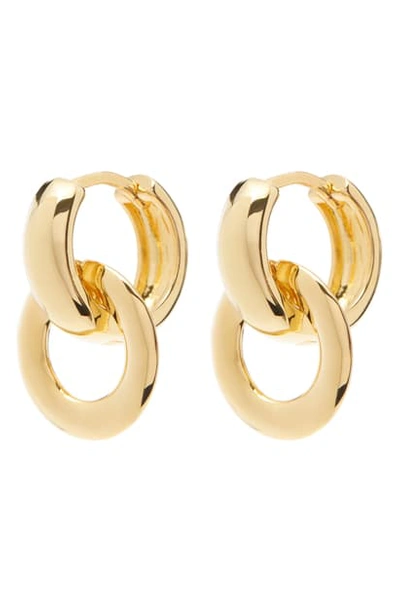 Luv Aj Provence Link Hoop Earrings In Gold