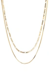 LUV AJ HOLIDAY CECILIA LAYERED CHAIN NECKLACE,HOL20-N-CCN-S