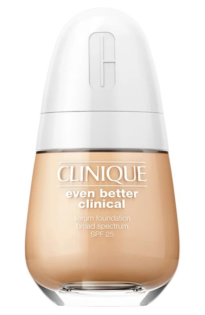 CLINIQUE CLINIQUE EVEN BETTER CLINICAL SERUM FOUNDATION BROAD SPECTRUM SPF 25,KNXW