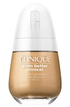 CLINIQUE EVEN BETTER CLINICAL SERUM FOUNDATION BROAD SPECTRUM SPF 25,KNXW