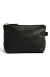 TOPSHOP LEATHER COSMETIC BAG,24V17TBLE