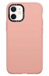 Casetify Solid Impact Iphone 12 Mini Case In Matte Dirty Peach