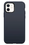 Casetify Solid Impact Iphone 12 Mini Case In Matte Navy Blue