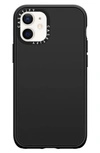 Casetify Solid Impact Iphone 12 Mini Case In Matte Black