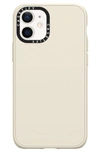 Casetify Solid Impact Iphone 12 Mini Case In Matte White Sand