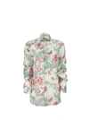 ETRO COTTON SHIRT WITH FLORAL AND BUTTERFLY,1K526 4765 990