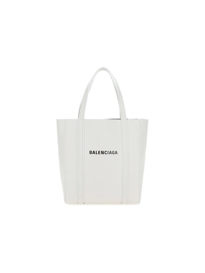 Balenciaga Shoulder Bag In White/l Black