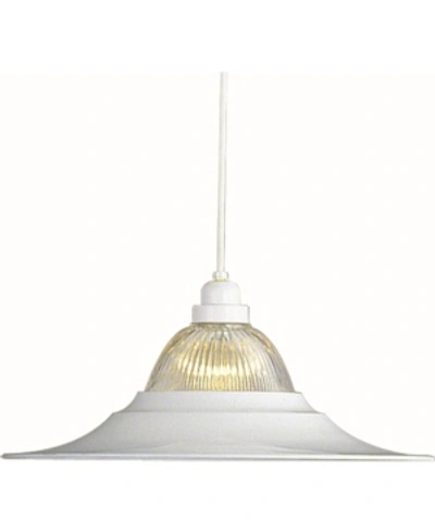 Volume Lighting Roth 1-light Hanging Pendant In White