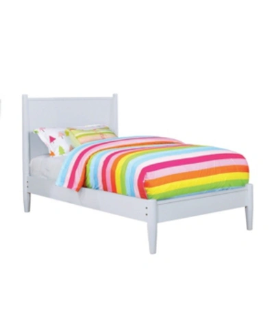 Furniture Of America Adelie Mid-century Modern Twin Bed In White