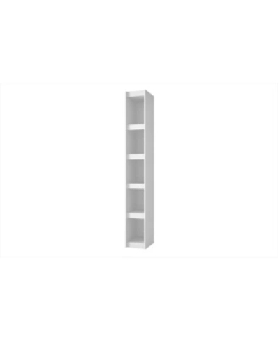 Manhattan Comfort Accentuation Valuable Parana Bookcase 1.0 With 5-shelves In White