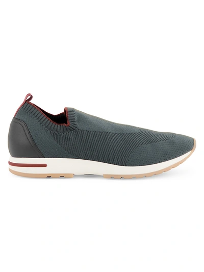 Loro Piana Flexy Walk Active Cashmere Knit Sneakers In Varley Fancy