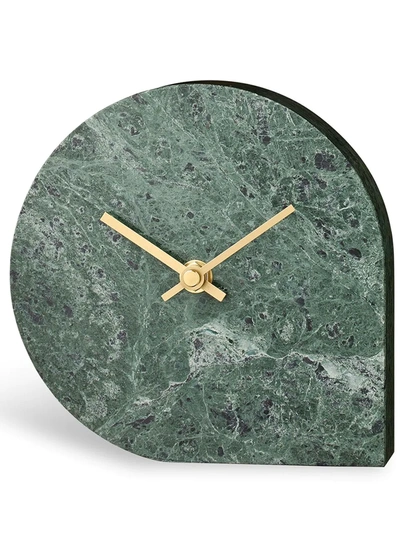 Aytm Stilla 16cm Standing Clock In Green