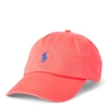 Ralph Lauren Cotton Chino Ball Cap In Racing Red