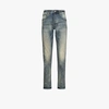 PURPLE BRAND BLUE P002 VINTAGE SPOTTED TAPERED JEANS,P002VSI15877676