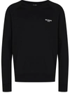 BALMAIN CHEST LOGO PRINT SWEATSHIRT