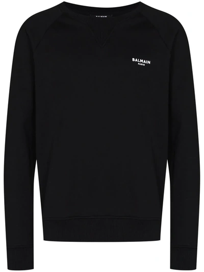 Balmain Sweaters In Black