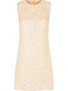 DOLCE & GABBANA JACQUARD-WOVEN SHIFT DRESS