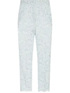 DOLCE & GABBANA LACE STRAIGHT-LEG TROUSERS