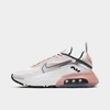 Nike Women's Air Max 2090 Casual Shoes In Summit White/black/champagne