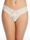 Cosabella Never Say Never Cutie Low Rise Thong In Nude Rose